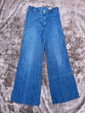 True Vintage High Rise Wide-Leg Jeans